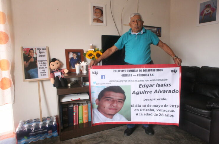 Romualdo Aguirre Hernàndez en su domicilio en Orizaba